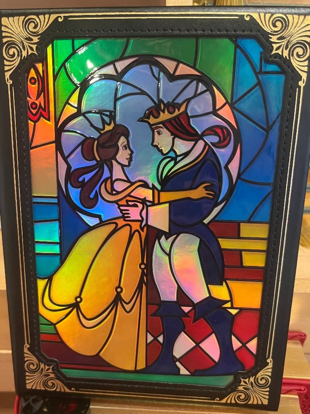 Beauty & the Beast Stained Glass Journal